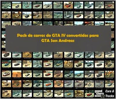 Pack Carros Brasileiros GTA IV