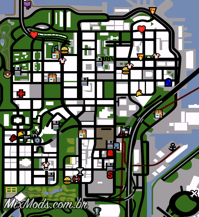 CURIOSIDADE] Mapa BETA do GTA SA - MixMods