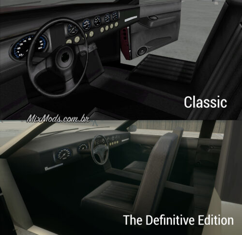 gta sa mod proper vehicles retex hd textures remaster interior 1