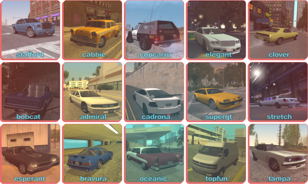 SA] GTA V Vehicles to SA by _F_ (carros convertidos do GTA V) - MixMods