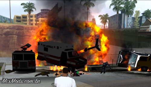 gta sa mod nextgen effects mod hd realistic explosions