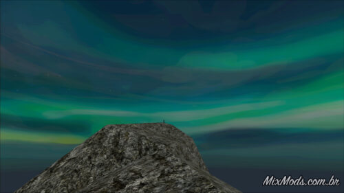 gta sa mod real skybox cartoon style sky texture aurora 4