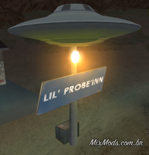 gta sa mod ufo bar lit light lil probe inn