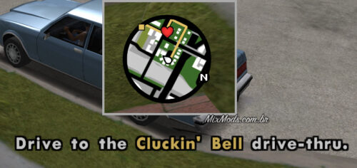 gta sa mod gps redux line objective minimap icon mission