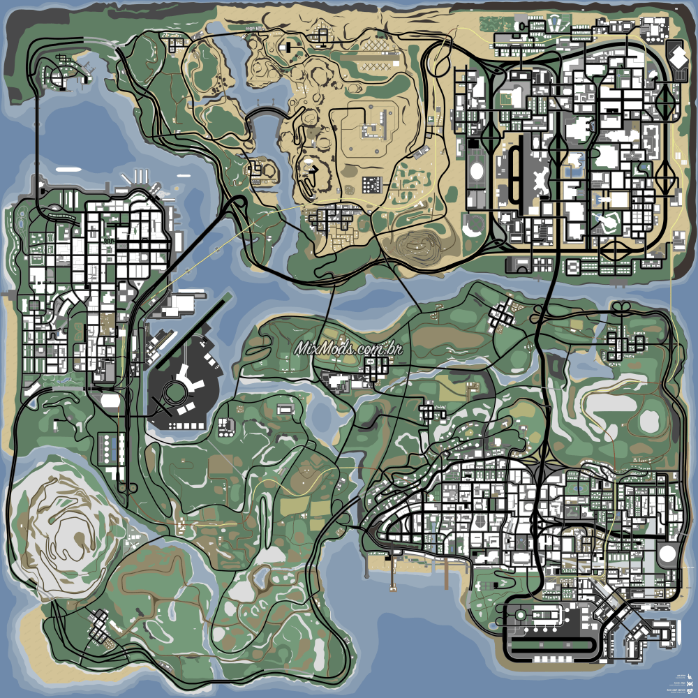 GTA 5 tem todo o mapa de Los Santos recriado em Minecraft